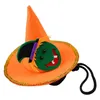 Hundkläder Halloween Pet Witch Hat Costume Accessories For Dogs and Cats Holiday Cosplay Headwear Party