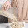 Bottiglie di stoccaggio cereali cucina cereali barattolo a prova di umidità con coperchio bottiglia di plastica impilabile frigorifero frigorifero