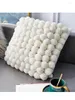 Kissen 100 handgefertigte Ball Design Cover Home Decorations Plüschabdeckungen für Sofa Stuhl Nordische Luxus dekorative Kissenbezug