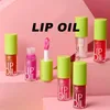 Óleo labial Glow Hidratante brilhante brilhante transparente transparente Lip Lip Gloss Plumping