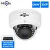 Камеры Hiseeu 5MP Взрыволяпроницаемость POE IP -камера Audio H.265+ Dome Home Home Indoor Outdoor Supiillance Camera Cccate Video для NVR