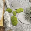 Dekorativa blommor Simulerade Moss Artificial Lawn Stone Shooting Props Bonsai Landscape Decoration Ornaments Turf