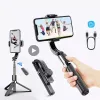 Monopods stativ Gimbal Stabilizer för iPhone Android -telefon Mobilcellhållare Action Camera mobiltelefon Smartphone Selfie Stick Ginbal Pau
