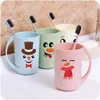 Autocollants de fenêtre Christmas Snowman Decals PVC Refrigerator Decor pour l'ordinateur portable tasse de bouteille