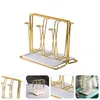 Kitchen Storage Cup Drying Rack Metal Drainer Holder Mugs Cups Organizer Drinking Glass And Sports Bottle Stand For