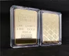 20 PCS Non Magnetic Credit Suisse 1oz Real Gold Gift Plated Bullion Swiss Souvenir Ingotコイン異なるレーザー番号50 x 28 3989721