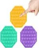 Push Pop Pop Bubble Sensory Fidget It Toy Squeeze Sensory Silicone Stress Reliever CalMs Emotions and Relief Angst för barn adul7092108