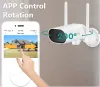 Sistem 5MP Gözetim Kamerası PTZ WiFi Kit IP Kamera Video Gözetim Güvenlik Kamerası Açık CCTV Kamera Waterpoof Uygulama Kontrolü