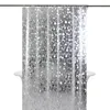 Cortinas de ducha Cortina resistente a la lágrima Liner de arandela Free Free Fácil Instalación de textura 3D Diseño de panal