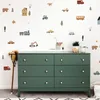 Nordic Cute Animal Truck Wall Stickers Kids Room Elements Baby Teen Decals Playroom Kindergarten Nursery 240401