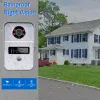 Intercom 7 Inch Tuya Wireless Wifi Smart Video DoorPhone Intercom System With 1080P RFID Waterproof Outdoor Camera Remote Unlocking Home