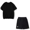 Sweinshirt para mujeres Sportswear Sweatsuits Fashion Tracksuits de manga corta Traje de 2 piezas Camiseta clásica Pantalones de playa Sports Trajes casuales