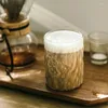 Vinglas 300 ml Transparent kaffekopp Ribbat glas Drickware Water Tea Mugs Milk Juice Container Office S Vertical Stripes Set
