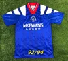 Danny Graham Rangers Retro Football Jersey 1991 92 93 94 95 96 Classic Shirt Tavernier Jack Colak Lawrence Retro Sports Uniform