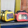 Porteurs de chats espace transparent sac de chats respirant porteuse pour animaux de compagnie petit chien cage de voyage sac à main pour les accessoires pour chaton