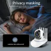 Interphone HD 3MP 5MP Wireless IP Camera CCTV 5G WiFi Camera PTZ Security Protector Surveillance Camera Smart Auto Tracking Baby Monitor