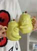 Muggar Mugg ett par älskare Creative Gift Ceramic Söt rolig vattenkopp för flickvän kaffekoppar