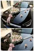 Fleurs décoratives un ensemble Champagne rose Milan Simulation Car Car Artificiel Review Decoration Decoration Z-1097