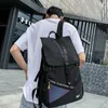 Sac à dos géométrique en nylon à paquet pour étudiant menwomen de grande capacité sac de jour de voyage ordinateur portable réflexive unisexe sac à dos extérieur
