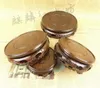 Adesivos de janela Kylin Rosewood Handicraft Stone Jade Bule Base Round Base Wood Volume pode ser personalizado