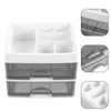 Storage Boxes Large Drawers Makeup Organizer Plastic Containers Desk Table Desktop Tabletop