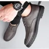 Chaussures décontractées Business Men Toue de cuir Sapatos Masculinos Chaussures Homme Schoenen Heren Zapatos Casuales Hombre