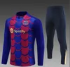 Tracksuit 2425 Barcelone Football Player Version Barca Set Adult Kids Training Suit Men and Kids Tracksuits Ansu Fati Pedri Lewandowski