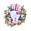 Decoratieve bloemen Paaskrans hangend ornament met klassieke feestbenodigdheden voor halway accessoire multipurpose duurzaam