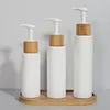 Dispensador de sabão líquido 100ml-300ml Garrafas de loção de shampoo de reabastecimento vazias com dispensadores de bomba Dispensadores de banheiro garrafa de plástico portátil
