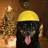 Hundkläder husdjur hatt motorcykel hjälmar liten katt plast dekorativ halloween utomhus säkerhet parti förfalskning