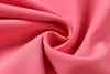 Casual Dresses European och American Women's Clothes 2024 Spring Round Neck Sleeveless Pink Metal Buckle Belt Fashion Pleated Dress XXL