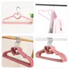 Opbergtassen 10 pc's hartvormige plastic hangers kleding met 360 graden zwenkhaakjas