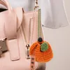 Opbergtassen Sinaasappels Haakbeurzen voor vrouwen Bag kleine portemonnee draagbare geweven trekkoord dames