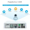 Enregistreur 5MP DVR NVR Hybrid HD 4 Channel CCTV AHD DVR AHDN 1080P 5IN1 Enregistreur vidéo pour AHD TVI VI CVBS CAMERIE ANALOG
