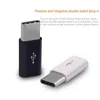 Typ-C-adapter Mikro USB till typ C-laddare för Samsung Galaxy S8 S9 Plus Obs 8 9 USB-C-kabel