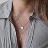 Choker Boho Kvinnor Crystal Chocker -kedja Star Heart Bar Necklace On Neck Bijoux Collares Mujer Collier Femme Jewelry