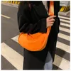 Shoulder Bags Korean Canvas Women Bag Female Student Messenger 2024 Fashion Crossbody Bucket Oxford Cloth Handbags Shoppers