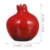 Vase Ceramic Pomeglanate Vase Bise Chinese Style飾り乾燥花の花を挿入しますセラミックデスクトップ