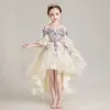 Abito per bambini per ragazze in costumi per nozze Anni di compleanno per la festa della festa Elegante principessa Summer Childrens 412 anni 240326