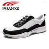 Walking Shoes PUAMSS Men's Lace Up Anti-Slip Breathable Comfortable Sneakers Fall2024 A