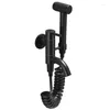 Robinets d'évier de salle de bain Black 2M Bidet Robinet Hand Protable Pattreet de toilette Pulporteur de douche en acier inoxydable auto-nettoyage