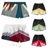 2024 neue Rhude Shorts Männliche und weibliche Designer 3M Reflektierende Sommer Mode Schnell trockene Straße Kleidung Fashion Casu