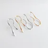 Dangle Earrings Exaggerated Curved Asymmetrical For Women Trendy Design Personality Irregular Metal Geometric Long Jewelry