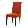 Couvre-chaises Stretch Textured Grain Dining Slipcover (Set of 4 Orange) Wedding