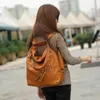 Literie sets mode sac à dos pour femmes sac à usage double pu cuir en cuir crossbody épaule fourre-tout messager hobo