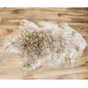 Couvertures CX-D-60C Pile de laine Tapis de mouton Tapis de mouton luxueux Couvercle de canapé de tapis en peau d'agneau