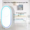 Kits Tuya Wifi Smart Home Security Alarm System 433MHz Frequency EV1527 Encoding Wireless Doorbell Level 5 volume 58 Ringtones Kit