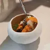Bols Iced Dip Bowl Ceramic Dish Mini Plaques de dessert condiments Creative Sea Urchin