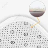 Badmattor 3-bitar set badrumsmattor för paisley mönster matta icke-halkminneskum u-form kontur mattan toalett lock tvättbart tvättbart