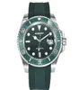 NEW Kuerst Men watches Luminous Water proof Automatic movement Sapphire glass Sports rubber strap Green face Wristwatches6148451